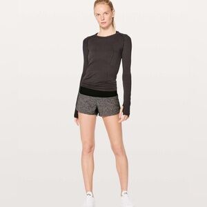 Women’s Lululemon Athletica Speed Up Short 2.5" in Heather Lux Multi Black